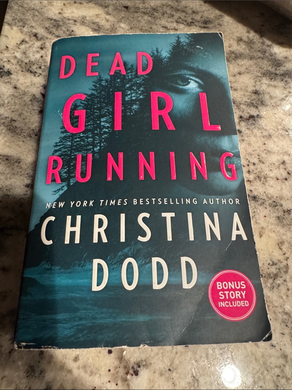 HQ Dead Girl Running Coffee Table Book - Teal & Hot Pink Cover